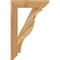Ekena Millwork Funston Slat Rough Sawn Bracket, Western Red Cedar, 4"W x 22"D x 34"H BKT04X22X34FST06RWR - alternate 3